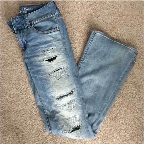 American Eagle Outfitters Denim - American Eagle Distressed Artist Flare Jean